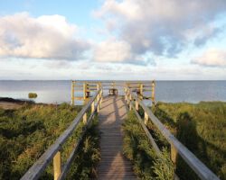 Aussichtspunkt am Wattenmeer